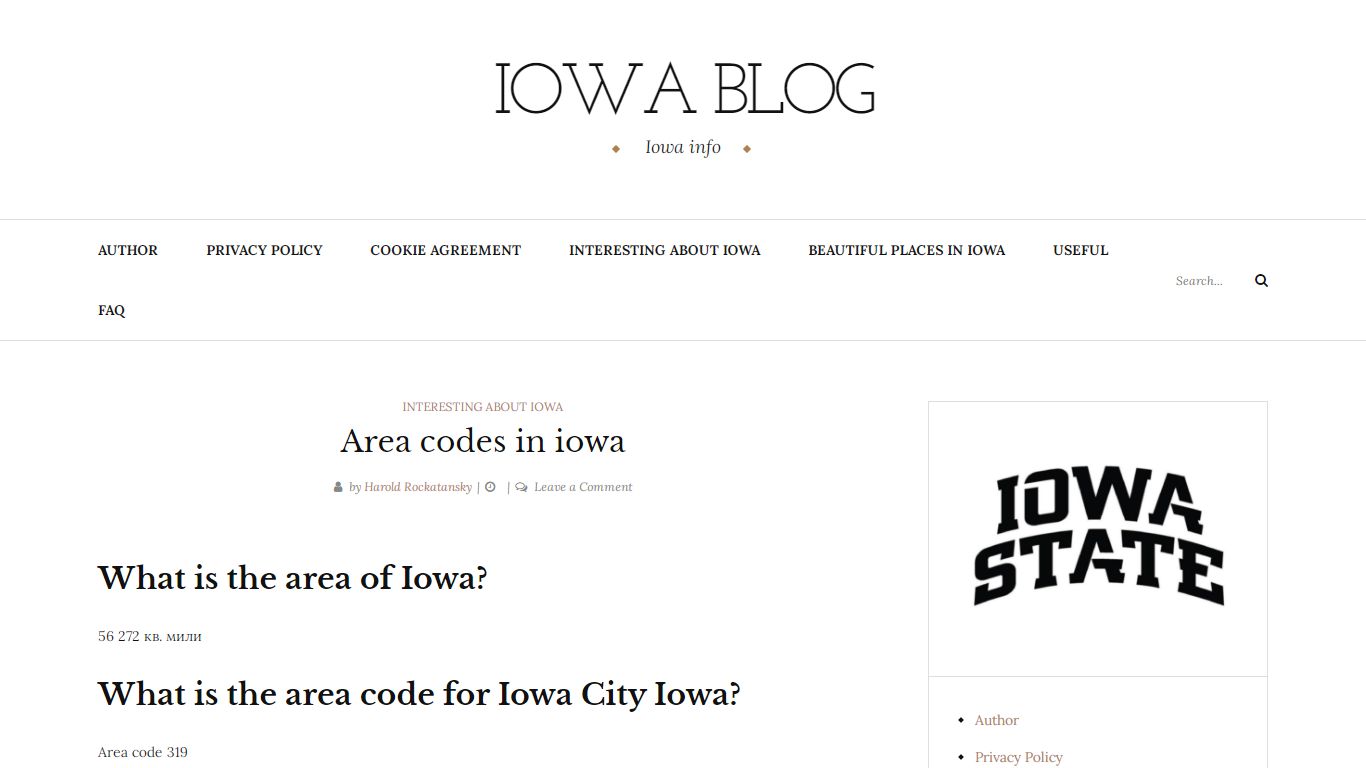 Area codes in iowa - Iowa Blog